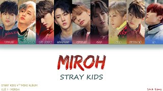 Stray Kids 스트레이 키즈  MIROH Lyrics Mini Album Clé1  MIROH [upl. by Whitehurst]