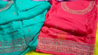 FANCY STOLES SAREES AND HANDWORK SUITSORDER NO95558655589555840005 [upl. by Angelia]