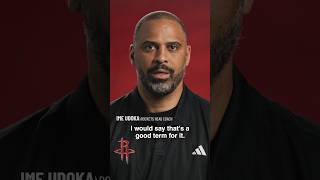 BehindTheScenes with Coach Udoka presented by ​⁠adidas premieres this Saturday rockets [upl. by Llehcram761]