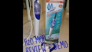 H2O Steam Mop REVIEW  DEMO [upl. by Beverie]