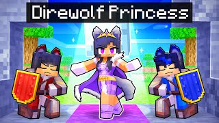 Playing as an DIREWOLF PRINCESS in Minecraft [upl. by Adnolrehs]