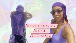 Quick amp easy durag tutorial [upl. by Ahtelat]