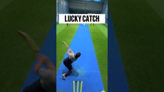 Poor shot 🥲 lucky catch 😂 cricketlover indoorcricket trendingcricket ipl foryou rcb bowling [upl. by Gabrielle]