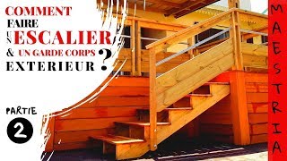 FAIRE SON ESCALIER EXTÉRIEUR de A à Z DIY  TUTO partie 2 [upl. by Tedmund]