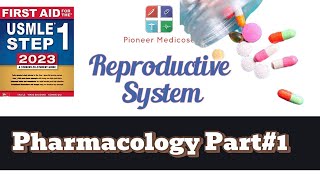 USMLE STEP 1 Pharmacology of Reproductive system Part1 from first aid book UrduHindi [upl. by Lienet]