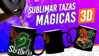 🔥 Como Sublimar TAZAS MÁGICAS 3D ✅ Diseño de MUG 3🅳 Paso a Paso [upl. by Siroval]