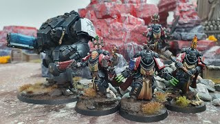 Black Templars vs Orks Warhammer 40k battle report [upl. by Weisburgh]