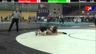 FSN 152 Joseph Pyper mesa west wrestling vs Jake Marlin High Altitude Wrestling Club [upl. by Saile859]