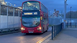 SOON TO BE GO AHEAD Stagecoach London BV10WVZ 16969 on Route 473 1324 [upl. by Candi993]