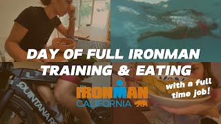 Training for my first Full Ironman  What I Eat in a Day as a triathlete [upl. by Aslam792]