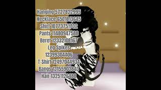 Cute Emo Outfit code for girl in Brookhaven roblox [upl. by Cleave]