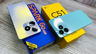 Tecno Spark Go 2024 vs Realme C51  Which Should You Buy [upl. by Araldo]