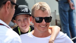 Kimi Raikkonens son takes first big step to following in fathers path [upl. by Adnalor]