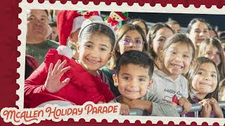 McAllen Holiday Parade presented by HEBto Celebrate Powerful Partnership [upl. by Vivia]