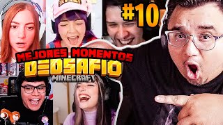 REACCIONANDO A MEJORES MOMENTOS EN DEDSAFIO MINECRAFT 3 DIA 10 [upl. by Elleoj850]