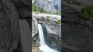 The Best Glacier Waterfall alps switzerland hike [upl. by Zeke]