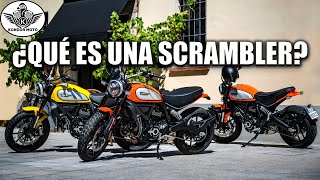 ¿Qué es una scrambler Breve historia y definición de las motos scrambler [upl. by Alyacim]