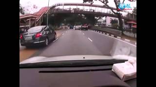 Dramatic video shows collision between SUV and sedan [upl. by Atnomed]