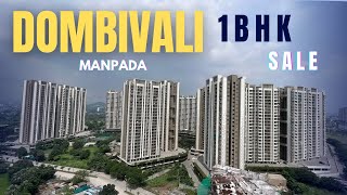 DOMBIVLI Manpada  1BHK With Car Parking SALE  G30 Storeys Tower  8652601787 dombivli regency [upl. by Kin]