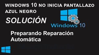 REPARAR Windows 10 no inicia sale Reparación automática Restableciendo este PC no me entra a windows [upl. by Eelannej311]