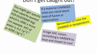 Specific Heat Capacity Simplewmv [upl. by Borroff]