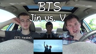 BTS  Save Me MV Reaction BTS Newbie quotJin vs Vquot [upl. by Fries725]