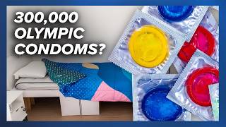 🏅🍆 What’s the condom situation at the Paris 2024 Olympics [upl. by Venator]