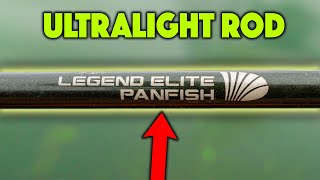 Ultralight Fishing With The ST CROIX LEGEND ELITE Panfish Rod [upl. by Anis111]