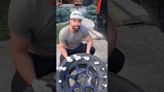 Yah aadami Apne 11000 rupaye tyre ko dil mein sim se check karta hai shortvideo video viral [upl. by Season853]