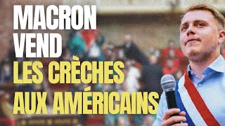 Macron vend les crèches aux américains [upl. by Adiell187]