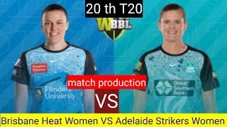 Brisbane Heat Women VS Adelaide Strikers Women match Predictions [upl. by Schnorr]