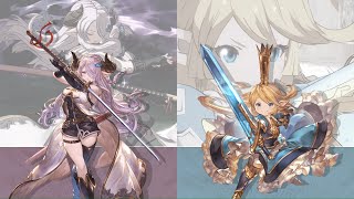 Granblue Fantasy Versus Rising Developer Match 2 Narmaya VS Charlotta [upl. by Alyal636]