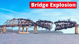 Most Insane Bridge Demolitions in the World [upl. by Amsab]