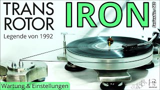 FEINSINNIGES EISENSCHWEIN  Der Transrotor IRON wird gewartet hifiaudio transrotor [upl. by Flanagan968]