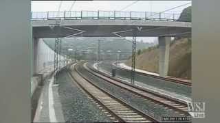 Spanish Train Crash Video  Spanish Train Crash Caught on CCTV [upl. by Balfour]