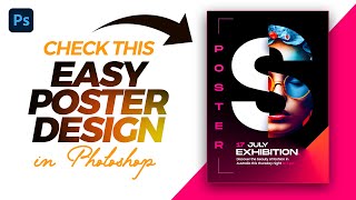 Poster Design Photoshop Tutorial for Beginners  v6 [upl. by Stephens]