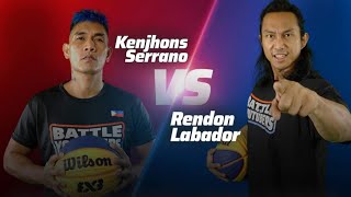 Battle Of The Youtubers Rendon Labador Vs Kenjhons AKA Mr Mainit 1v1 BasketBall [upl. by Esta]