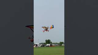 Aerolite 103 electric  landing EAA AirVenture 2021 [upl. by Llennhoj906]