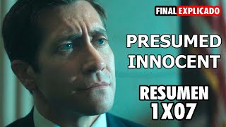 PRESUMED INNOCENT  PRESUNTO INOCENTE  SE PRESUME INOCENTE  1X07 RESUMEN  FINAL EXPLICADO [upl. by Wiltz]