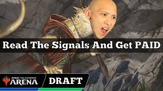 Read The Signals And Get PAID  Bloomburrow Draft  MTG Arena [upl. by Notyap]