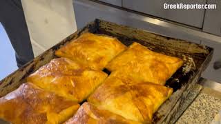 Oldest Bougatsa Shop in Chania Crete [upl. by Eladroc]