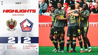 HIGHLIGHTS 2425 I Le LOSC concède le nul à la dernière seconde contre Nice 22 ❌ [upl. by Rayham]