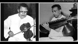 T  Chowdiah and V Doraiswamy Iyengar  Karaharapriya  Violin and Veena [upl. by Dnalevelc]