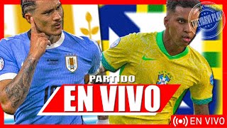 Uruguay vs Brasil en vivo  COPA AMÉRICA CUARTOS [upl. by Ayidan]