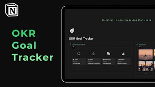 How to create a Notion OKR goal tracker [upl. by Mika]