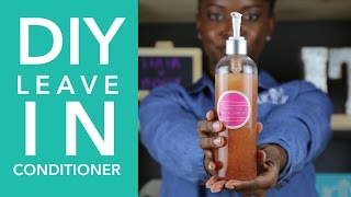 HOW TO DIY Leave  In Conditioner with Slippery Elm amp Shea Butter [upl. by Vick]