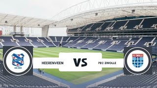 HEERENVEEN VS PEC ZWOLLE [upl. by Levan215]