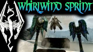 Skyrim Dragon Shouts  Whirlwind Sprint [upl. by Emmery]