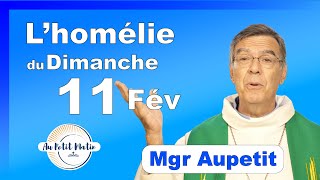 Évangile et homélie du Dimanche 11 Février  Avec Mgr Aupetit [upl. by Antonius941]