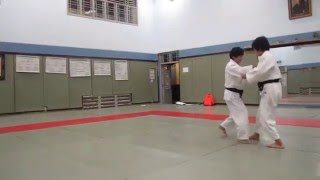 Judo Basic Okuri Ashi Harai [upl. by Ynohtnaeoj]